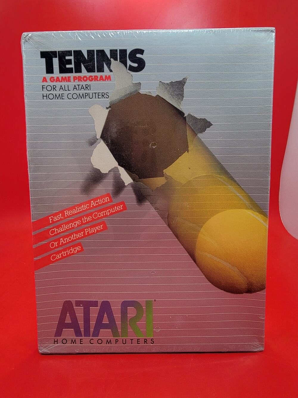 Tennis Cartridge Atari 400/800/XL/XE NOS New Sealed